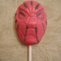 SpidermanLollipopUnWrappedPainted